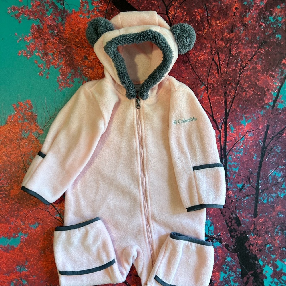 Infant fleece suit, 6-12 mo